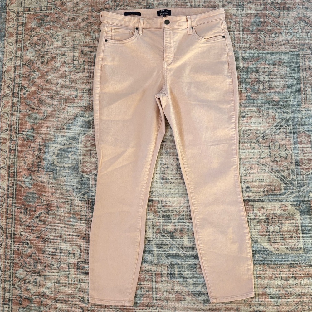 NYDJ Blush Skinny Jeans Size 10